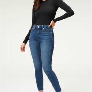 Good American Blue Skinny Jeans High-Waisted